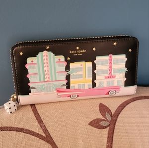 X SOLD X Kate Spade Pink Cadillac Wallet